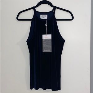Southcott Gemma tank blue velvet